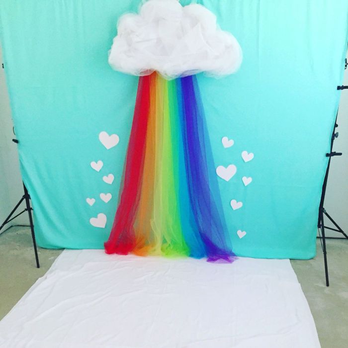 How to make cloud decoration out of tulle