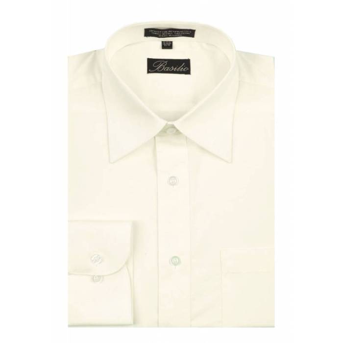 Ivory dress shirts for men