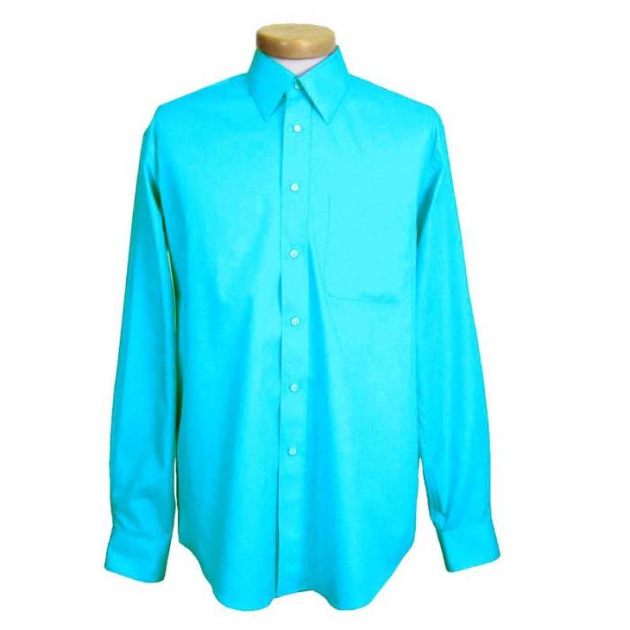 Aqua dress shirts for men