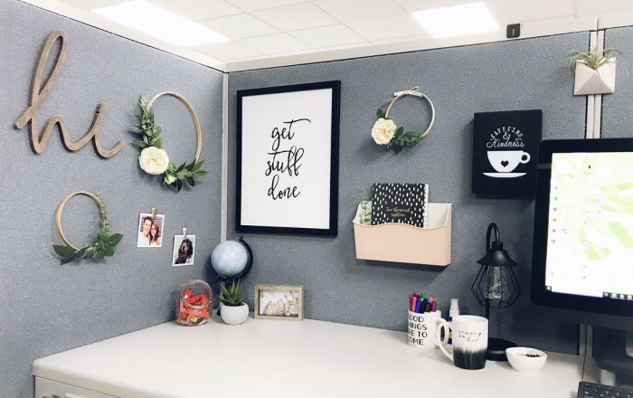 How to decorate office cubicle