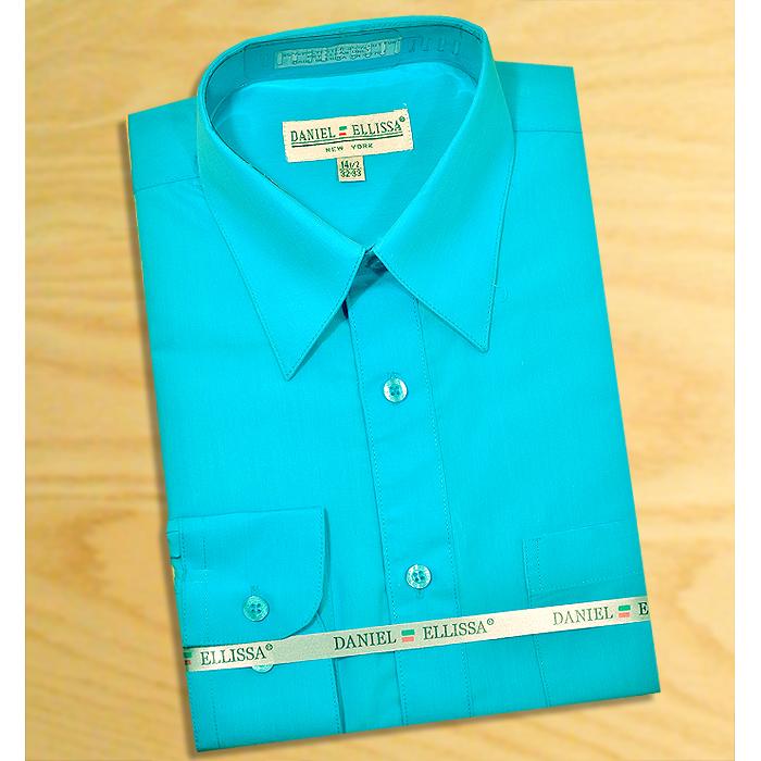 Aqua dress shirts for men