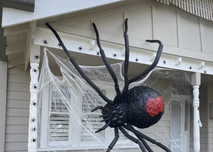 How to Make Giant Spider Halloween Decoration